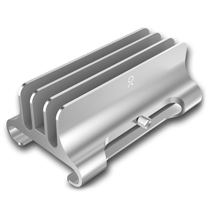 

Лидер продаж, Настольный кронштейн для ноутбука с 3 слотами, подставка из алюминиевого сплава, теплоотвод, настольное хранилище, металличес...