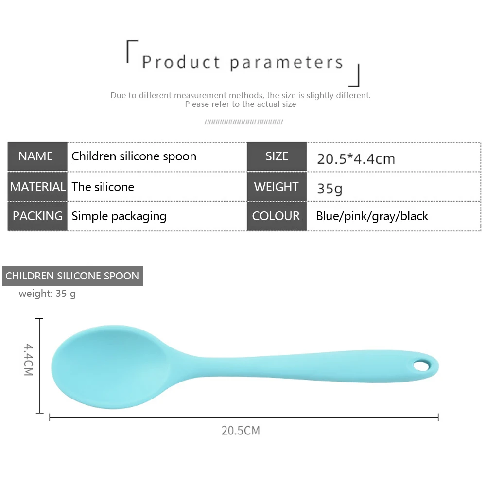 

Home Use Large Silicone Long Handle Spoon High Grade Mixing Ladle Cooking Kitchen Soup Spoons Tableware Kitchen,Dining Bar