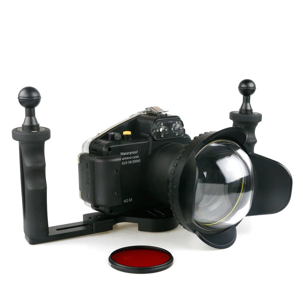 Водонепроницаемый для подводного плавания Корпус Камера чехол для дайвинга для sony NEX5 NEX-5 NEX5N NEX-5N NEX5R NEX5T NEX-5T NEX6 NEX-6 NEX7 NEX-7