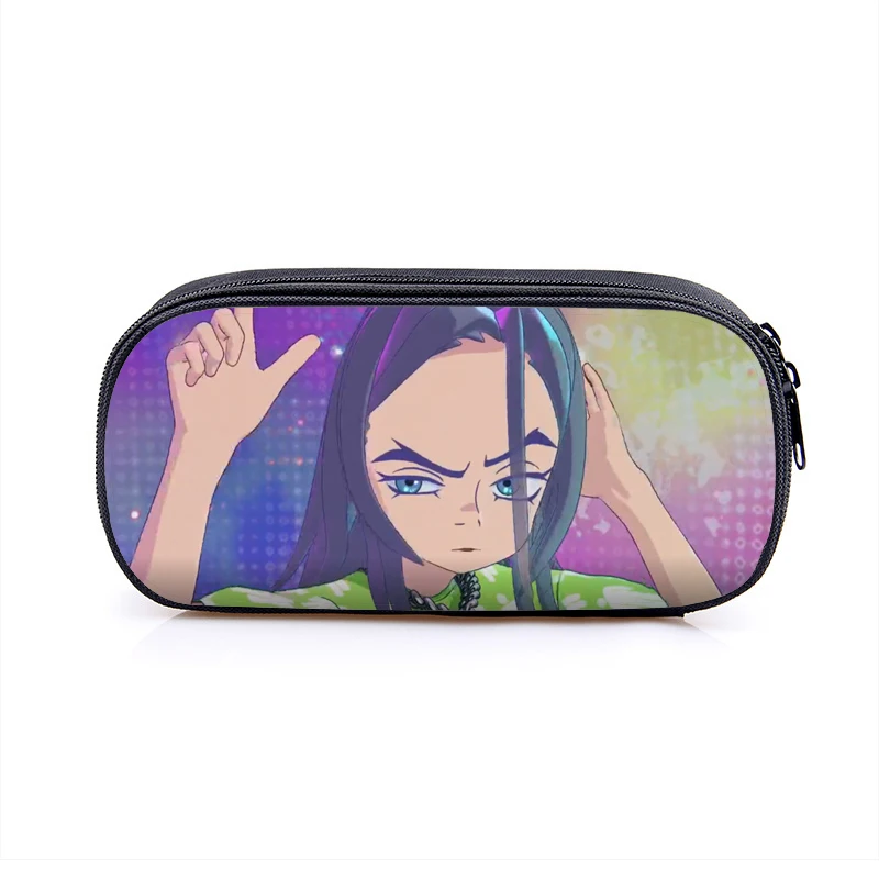 18 Billie Eilish Карандаш Чехол для девочки-подростка, косметическая сумка, школьные принадлежности канцелярские товары сумка для хранения Billie Eilish в стиле "хип-хоп" для макияжа сумка - Цвет: 18