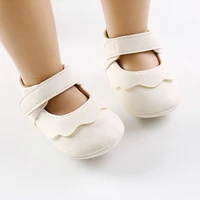 spring and autumn new solid color comfortable infant princess shoes 0 18m baby girls cute soft soled breathable toddler shoes