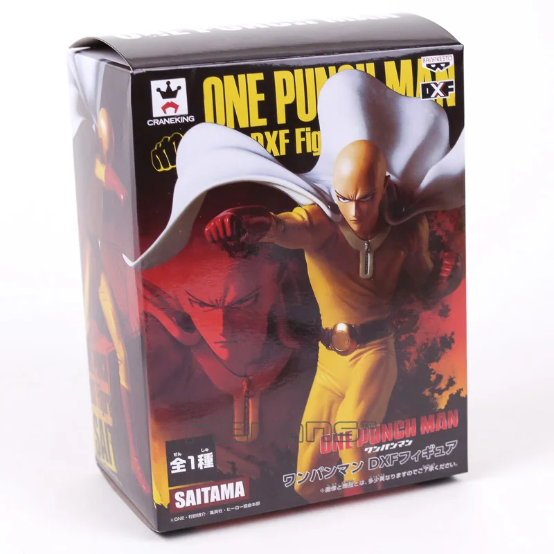 Аниме One Punch Man DXF Сайтама Боевая версия. Коллекционная модель игрушки из ПВХ 20 см |