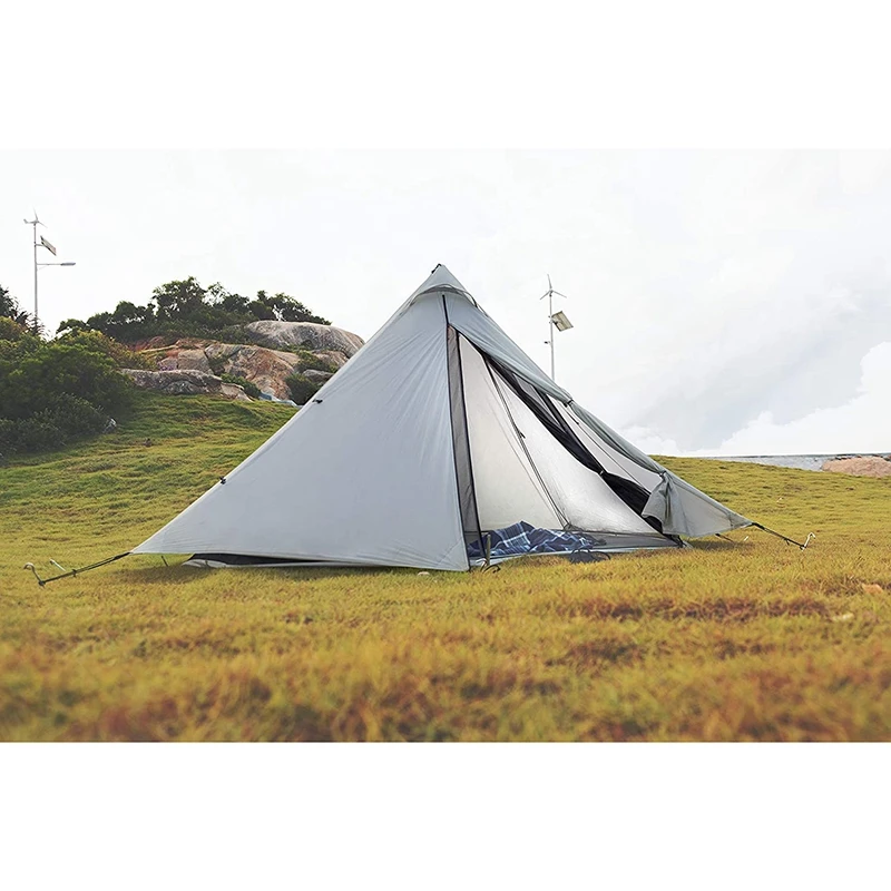 Открытый Кемпинг Пирамида Палатка Сверхлегкий большой солнцезащитный тент Shelter