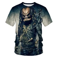 2021 hot sale sci fi thriller predator series mens 3d cool printed casual short sleeve summer breathable t shirt