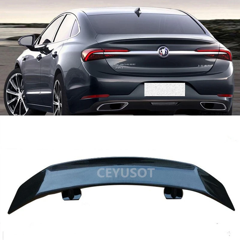 

FOR Universal GT Accessories Spoiler NEW OLD Buick Lacrosse ABS Car Trunk Rear Lip Tail WING Refit Glossy Black Body Kit 2000-UP