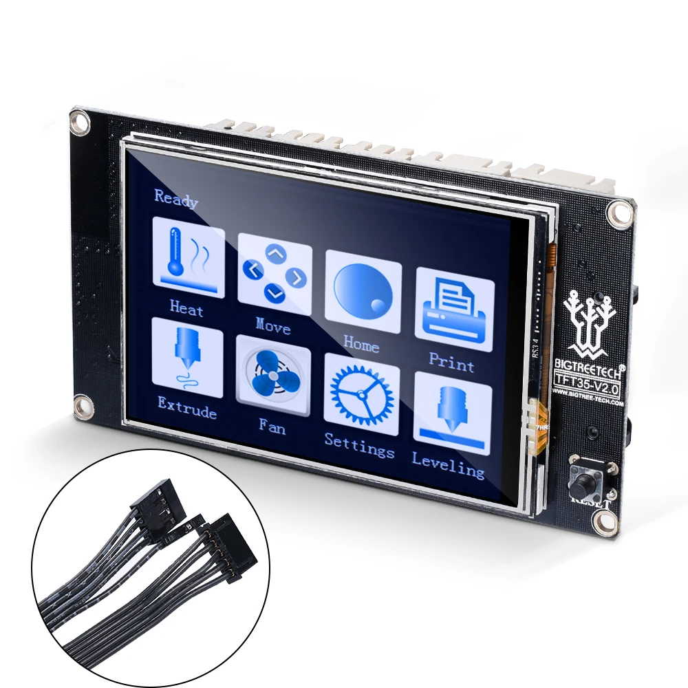 BIQU BIGTREETECH SKR MINi E3 32 битная плата управления встроенная TMC2209 UART RGB Marlin с TFT35 для 3D