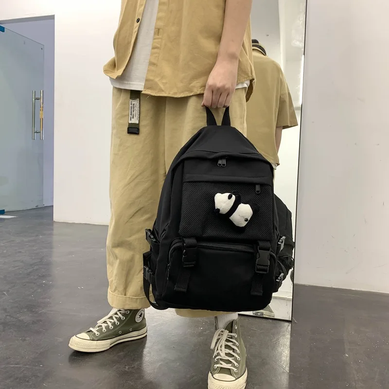 Новинка 2020 Холщовый Рюкзак для подростков Женский нейлоновый сетчатый рюкзак