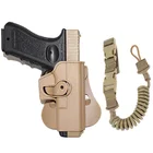Тактическая кобура для пистолета Glock 17 19 22 26, кобура для пистолета, чехол с пистолетом, Охотничьи аксессуары, кобуры