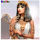 Картина Queen of египетская Клеопатра, алмазная вышивка сделай сам, полная мозаика, украшение для дома