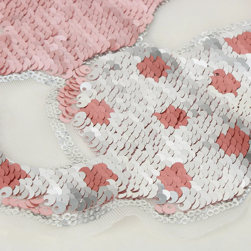 1X аппликация в виде кошки с блестками для одежды нашивки пальто и джинсов своими