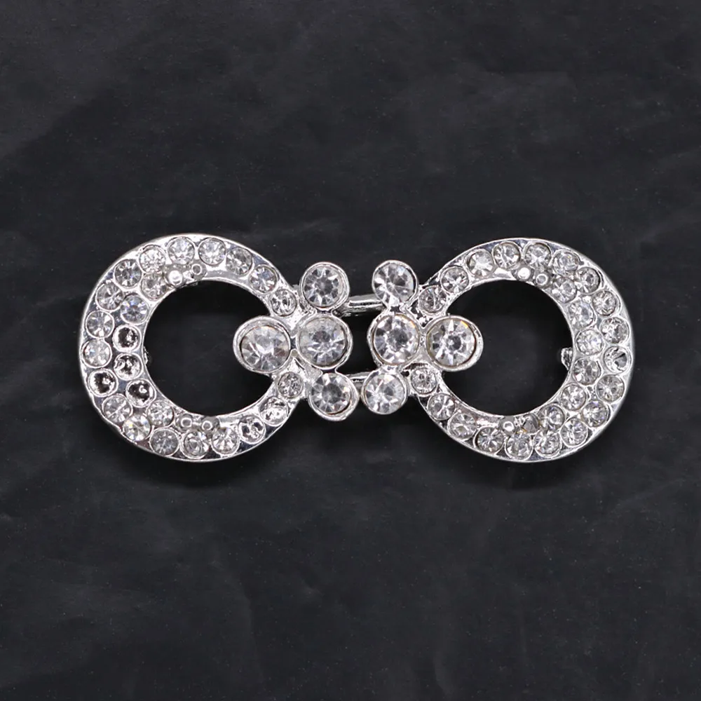 Хорошее качество 47 мм металлические стразы кнопка с свитер украшение пальто