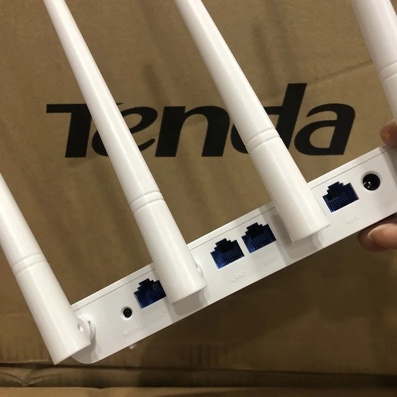 Английский и русский Tenda F6 маршрутизатор беспроводной Wi-Fi 300Mpbs легко настроить домашние роутеры с 4 внешними 5db антеннами MIMO простой