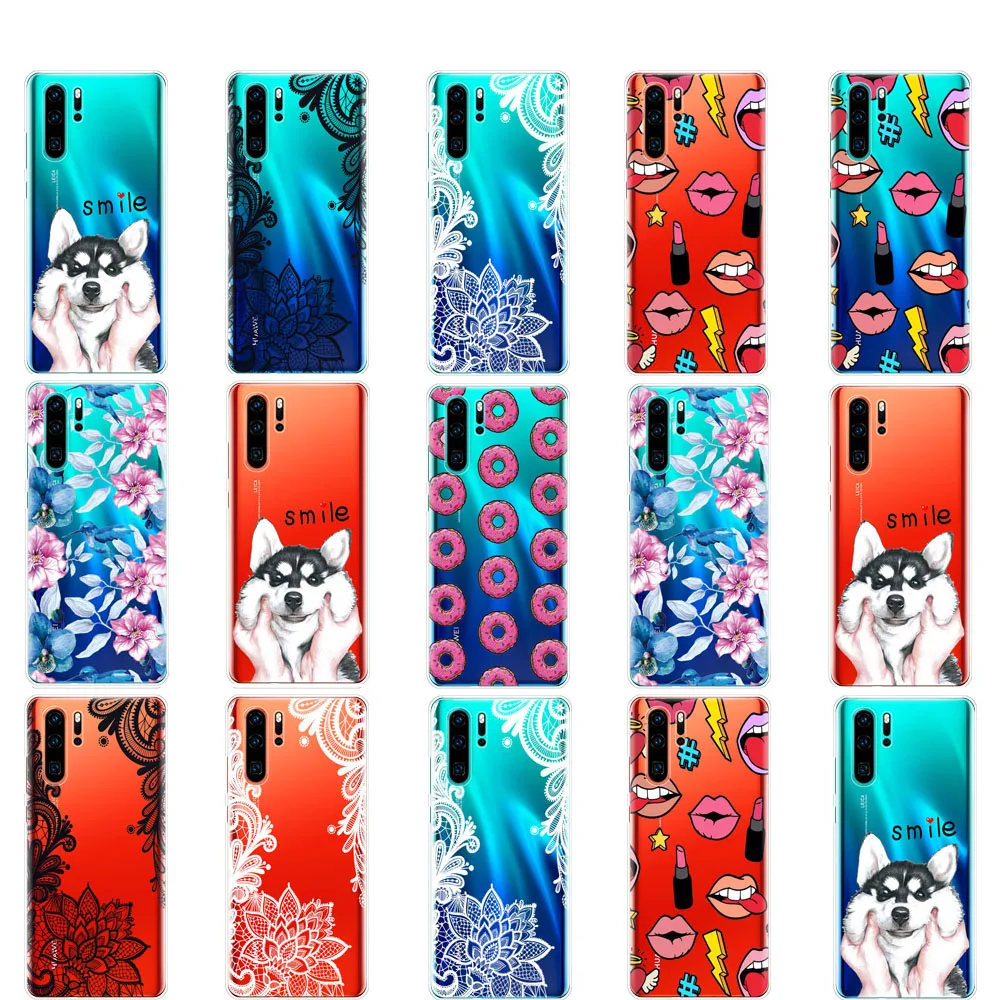 Чехол накладка для смартфонов Huawei P30 Pro Lite VOG L29 силиконовый в