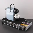 Капсулы кофе Nespresso Pods держатель из нержавеющей стали Подставка для хранения какао ящики кофейные капсулы полки для чашек организация