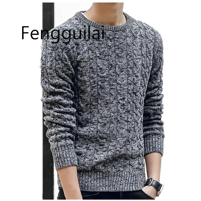 New Mens Sweaters 2020 Fahsion O Neck Autumn Winter Sweater Men Pullover Long Sleeve Casual Men Jumper Sweater Fashion Clothes