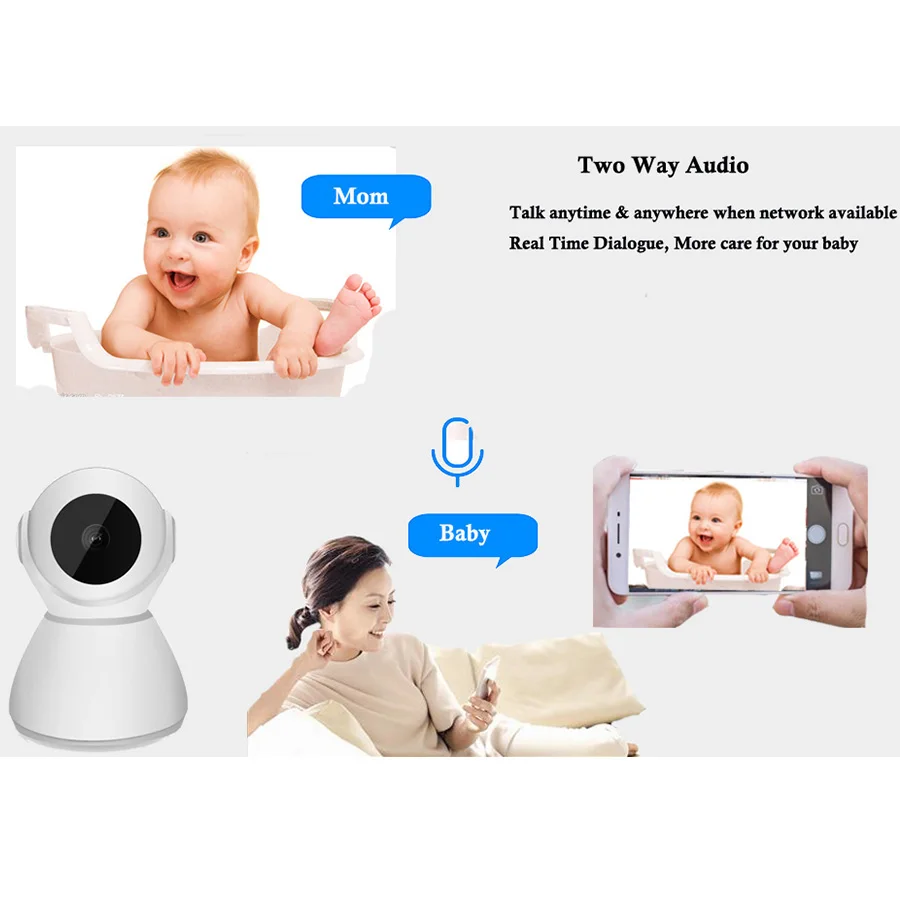 1080P ip wifi камера 360 градусов полный угол обзора двухсторонняя аудио