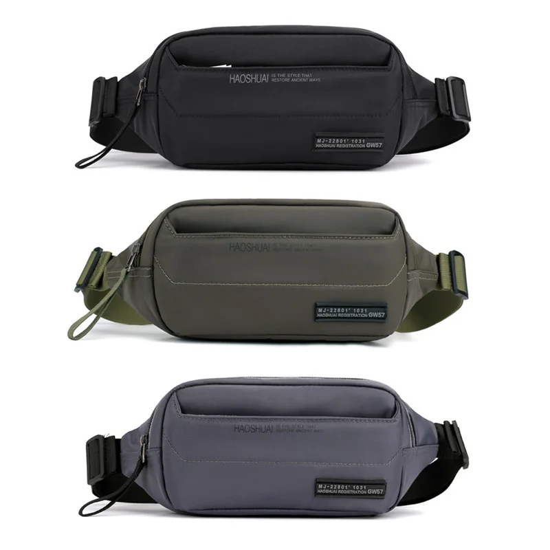 

Waist Pack Fashion Unisex Casual Trave Waist Pack Motorcycle Zipped Outdoor Sports Shoulder Bag Cellphone Chest Hip Waterproof