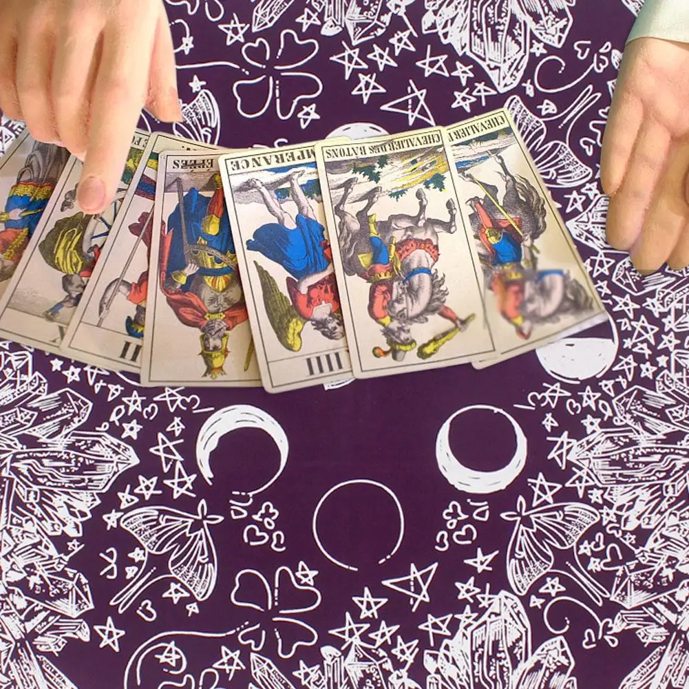 Толстые карты Таро ткань доска алтарь скатерть с тканью сумка для хранения