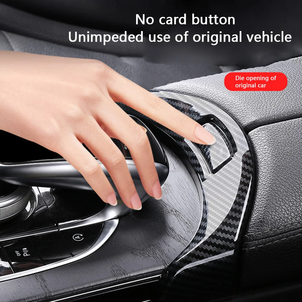 

Car ABS Plastic Center Console Armrest Switch Button Trim Cover Sticker for Mercedes Benz C Class W205 GLC Class X253 2015-2020