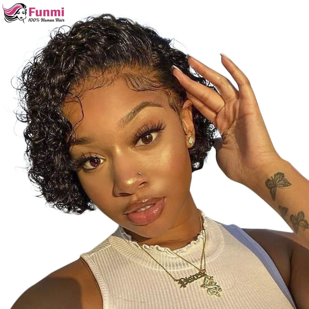 Короткий парик фаллоимитатор бразильские прозрачные парики из человеческих