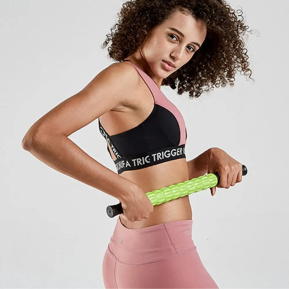 Массажная роликовая палка для йоги ног спины релаксион пена мышечной терапии