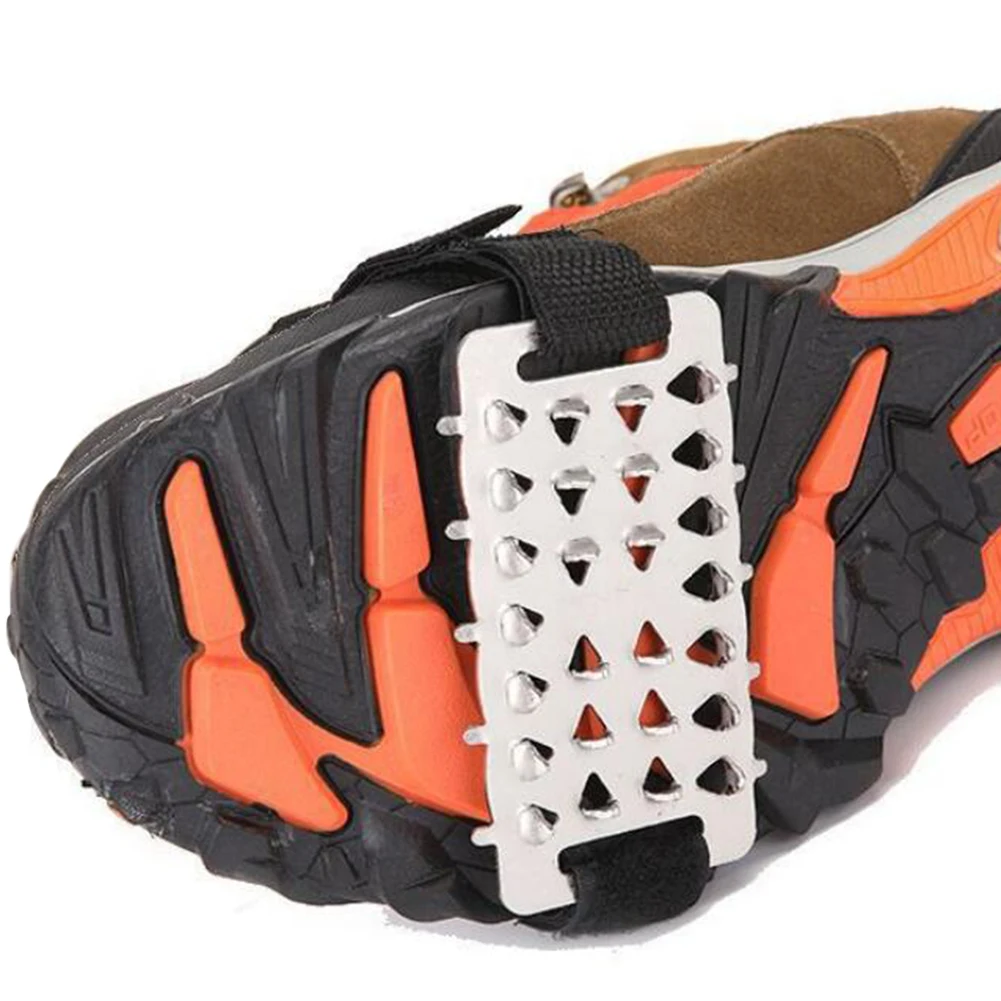 1 Pair 26 Teeth Anti-Slip Snow Ice Shoes Spike Grips Cleats Winter Outdoor Climbing Covers Crampons | Спорт и развлечения