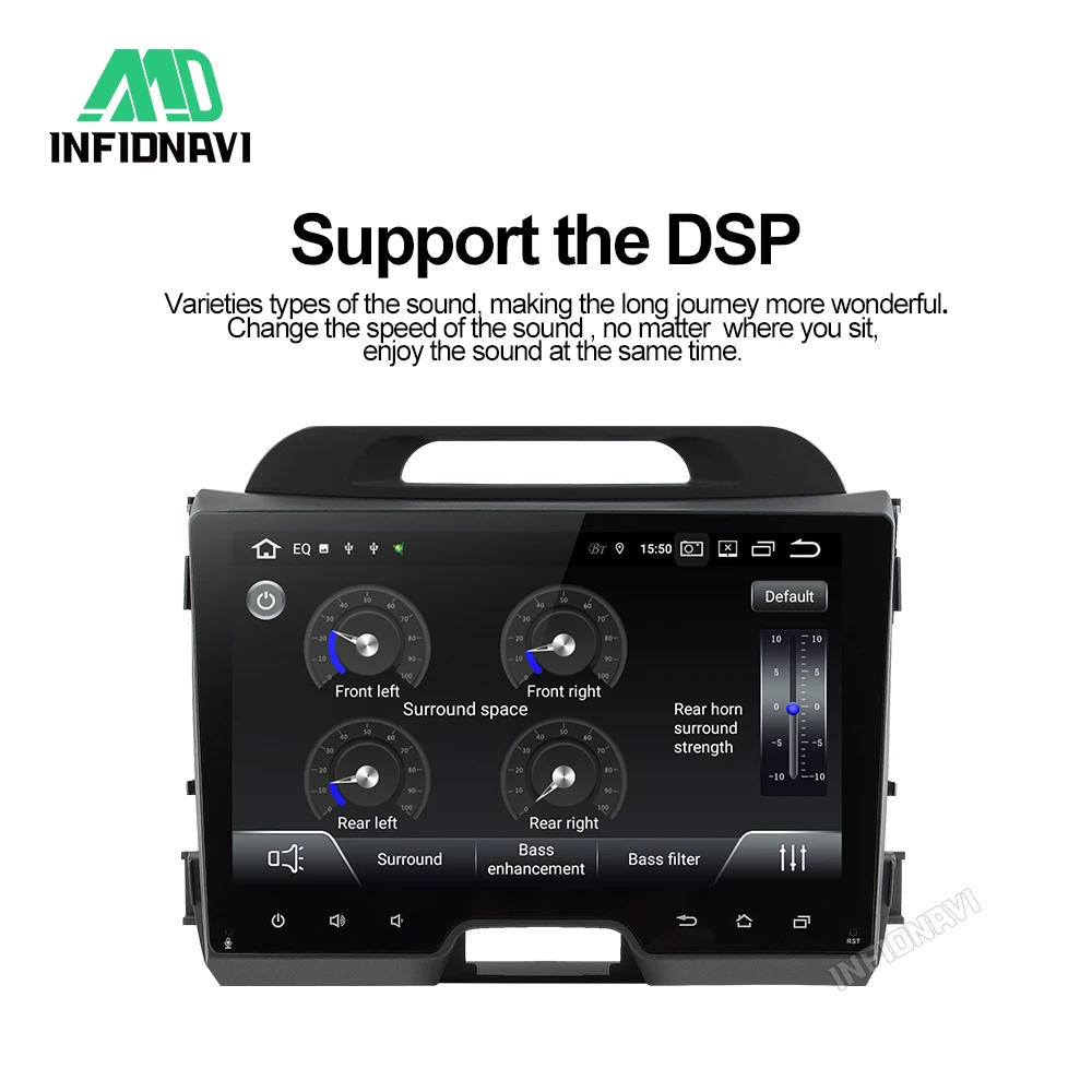 Infidnavi ips android 9,0 автомобильный dvd для KIA sportage 2010- gps навигация автомобильный Радио Видео Стерео мультимедийный плеер