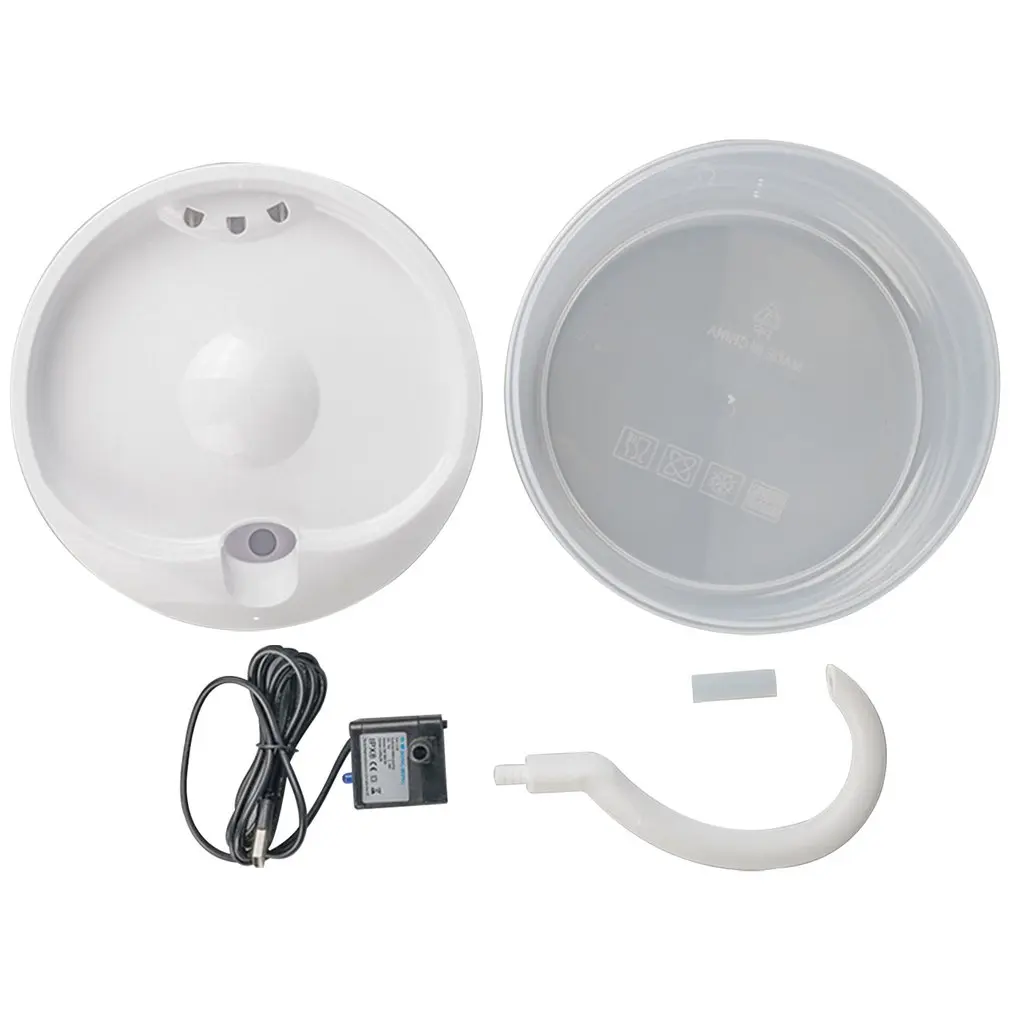 

High Quality Fawn Round Electric Filter Pet Water Dispenser Ultra-quiet Automatic Activated Carbon Filtration Water Dispenser