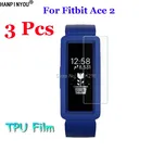 3 шт.партия для fitbit Ace 2 Smart Watch Sport браслет мягкая защитная пленка tpu Экран протектор (не калёное Стекло)