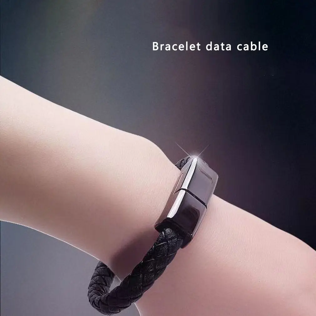 

20CM 22.5cm Bracelet USB Type C Charging Cable Data Charging Cord for samsung HUAWEI xiaomi Micro cable For Women Data Cord