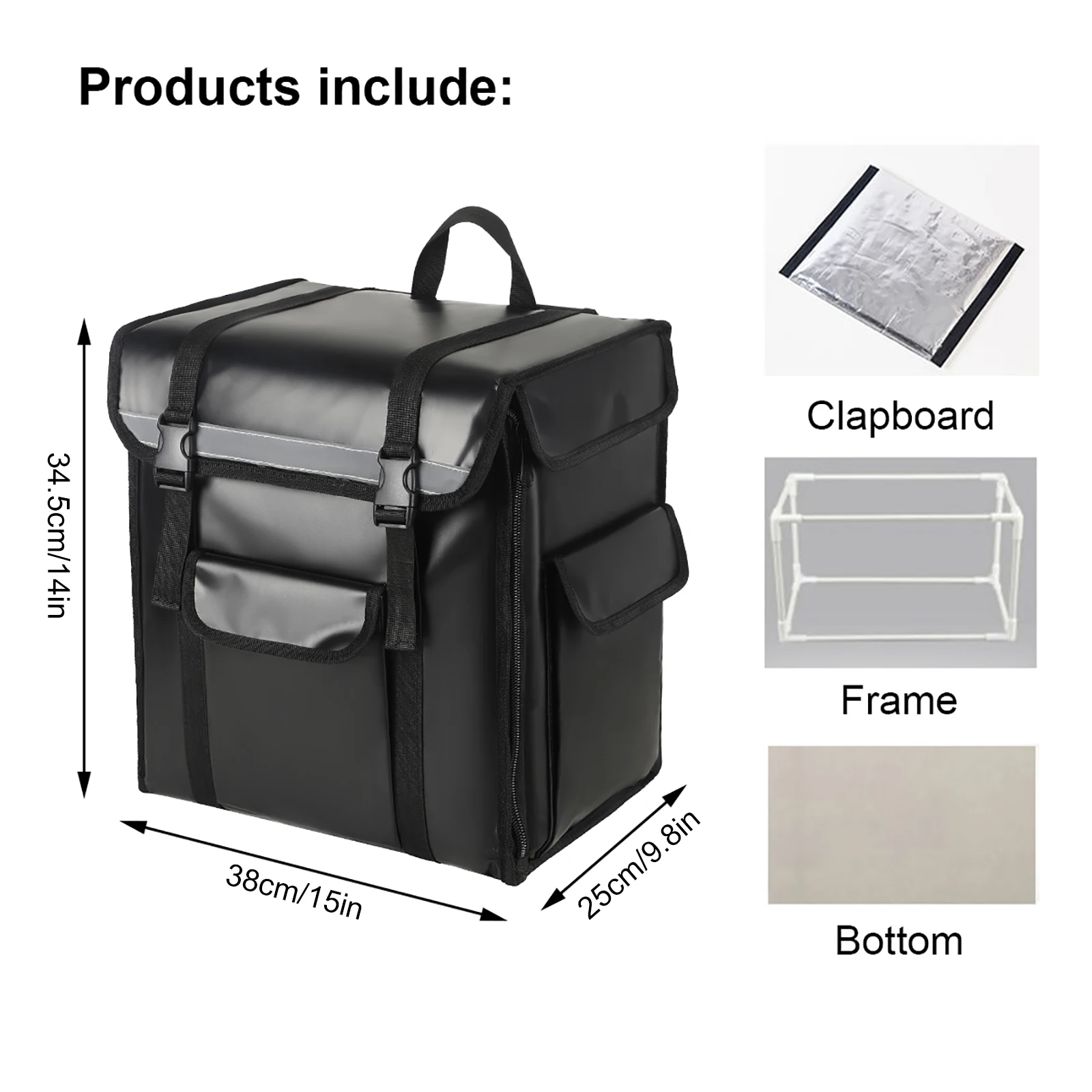 

Pizza Delivery Backpack Storage Bag Food Delivery Backpack Thermal Backpack Heat Insulated Backpack Storage Bags Home Tools