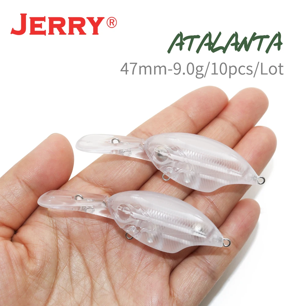 Jerry Atalanta 10 шт. 9 г неокрашенные блесны ультралегкие рыболовные приманки плавающая