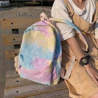 new women backpack tie dye mixed color women shoulder bag fashion school bag for teenage girl backpacks travel bag