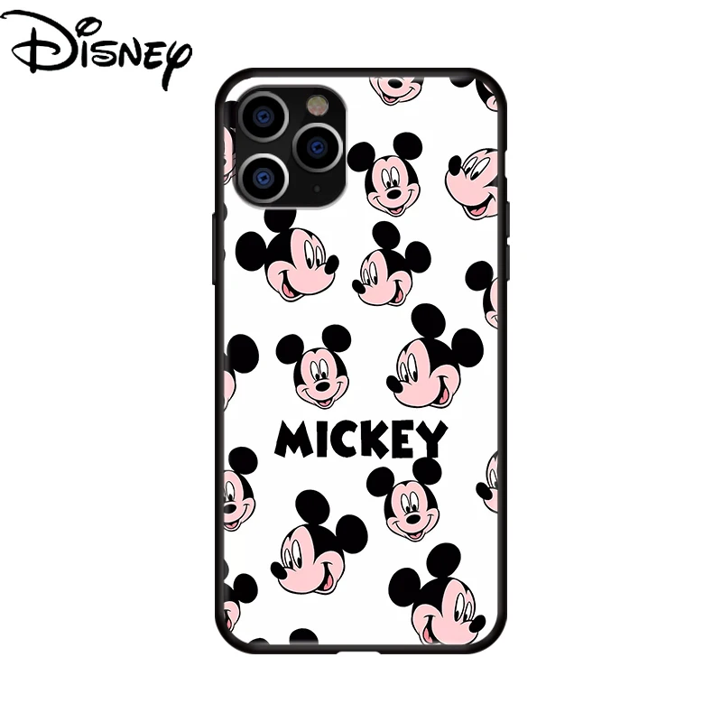 

Disney cute cartoon Mickey phone case ladies for iphonex/11pro/xsmax/8plus/7PLUS/xr/xs/12pro/11promax tempered glass phone cover