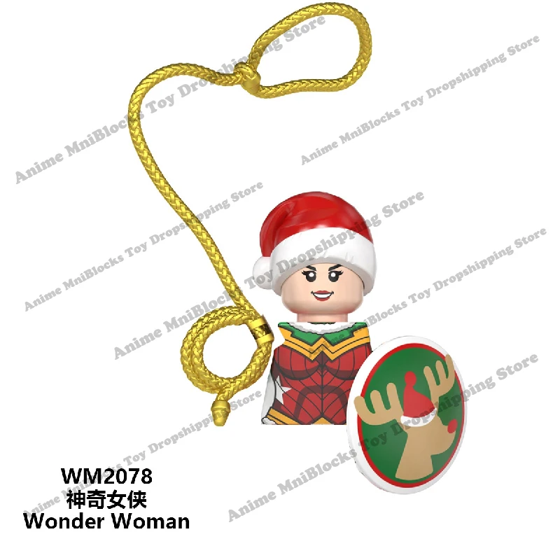 WM6104 Харли Квинн Бэтмен чудо-женщина Супермен кирпичи мини Экшн-фигурки