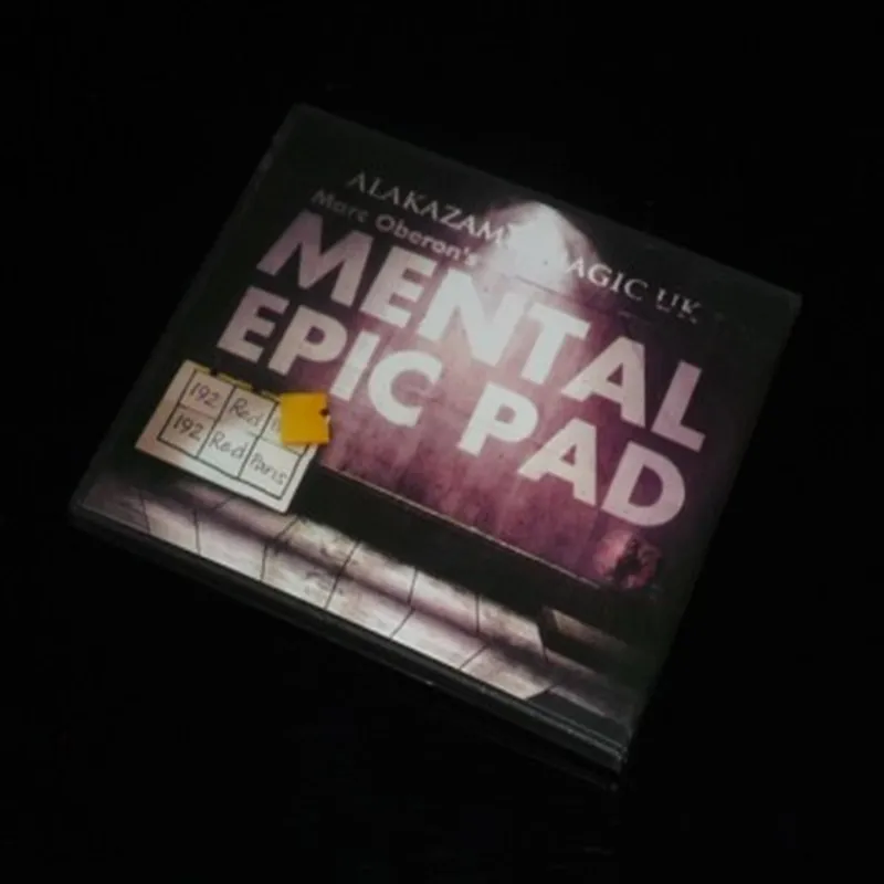 

Mental Epic Pad (Gimmick and DVD) Marc Oberon Mentalism Magic,Magic Tricks,Illusions,Close up Magia Prediction Magician FISM