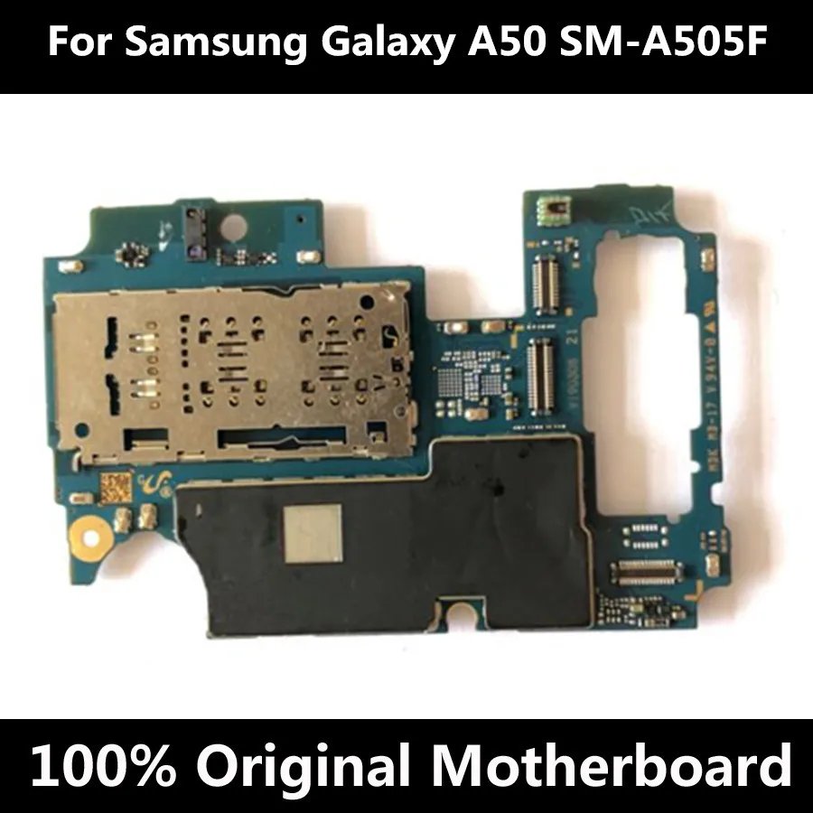 Оригинальная материнская плата A505F A505FN для Samsung Galaxy Tab A50 2 SIM-карты