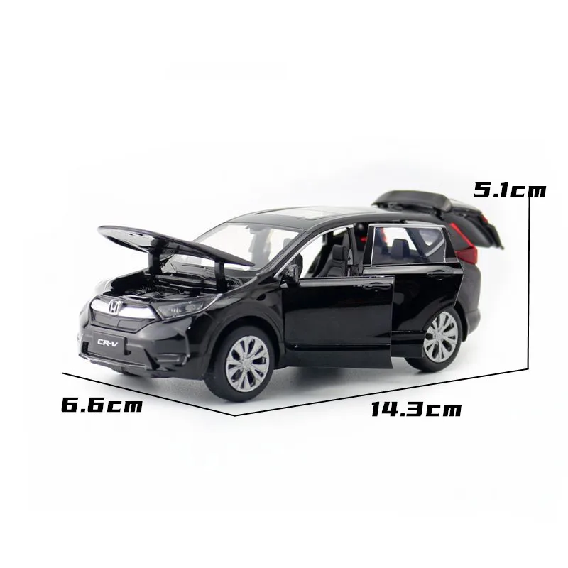 1:32 Sacle Honda CRV модель автомобиля сплав автомобиль литье под давлением игрушечная