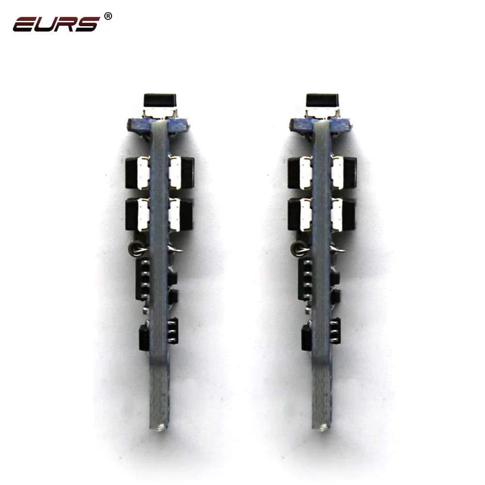 EURS RGB T10 W5W 10 SMD Цветной Автомобильный светодиодный габаритный светильник с