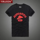 Мужские футболки YiRuiSen, с вышивкой, с круглым вырезом, из 100% хлопка, удобная мягкая одежда, лето 2021, лидер продаж, Мужской Повседневный Топ в стиле AF