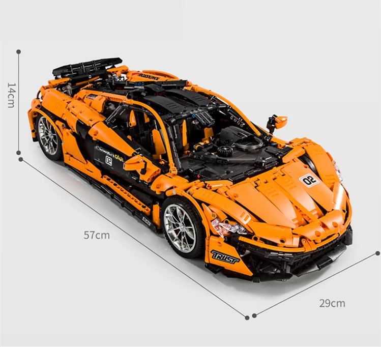 13090D mlaren P1 hypercar APP RCTechnic серия гоночный автомобиль совместимый Iegoset 20087 MOC 16915