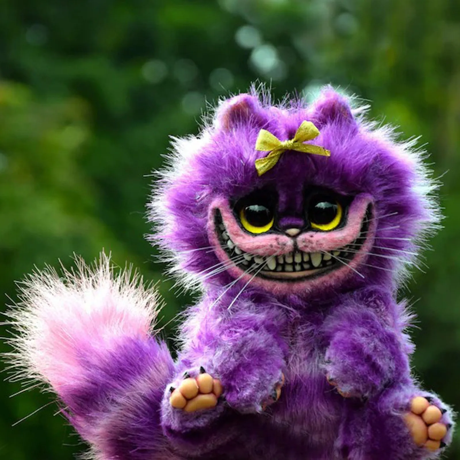 Милый легендарный эльф интересное существо фиолетовые плюшевые игрушки кот