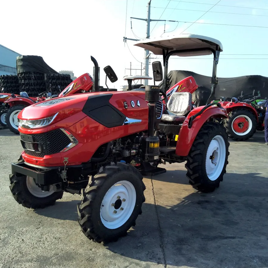 Новый стиль 60hp фермерский трактор 4WD Гидравлическая тележка 