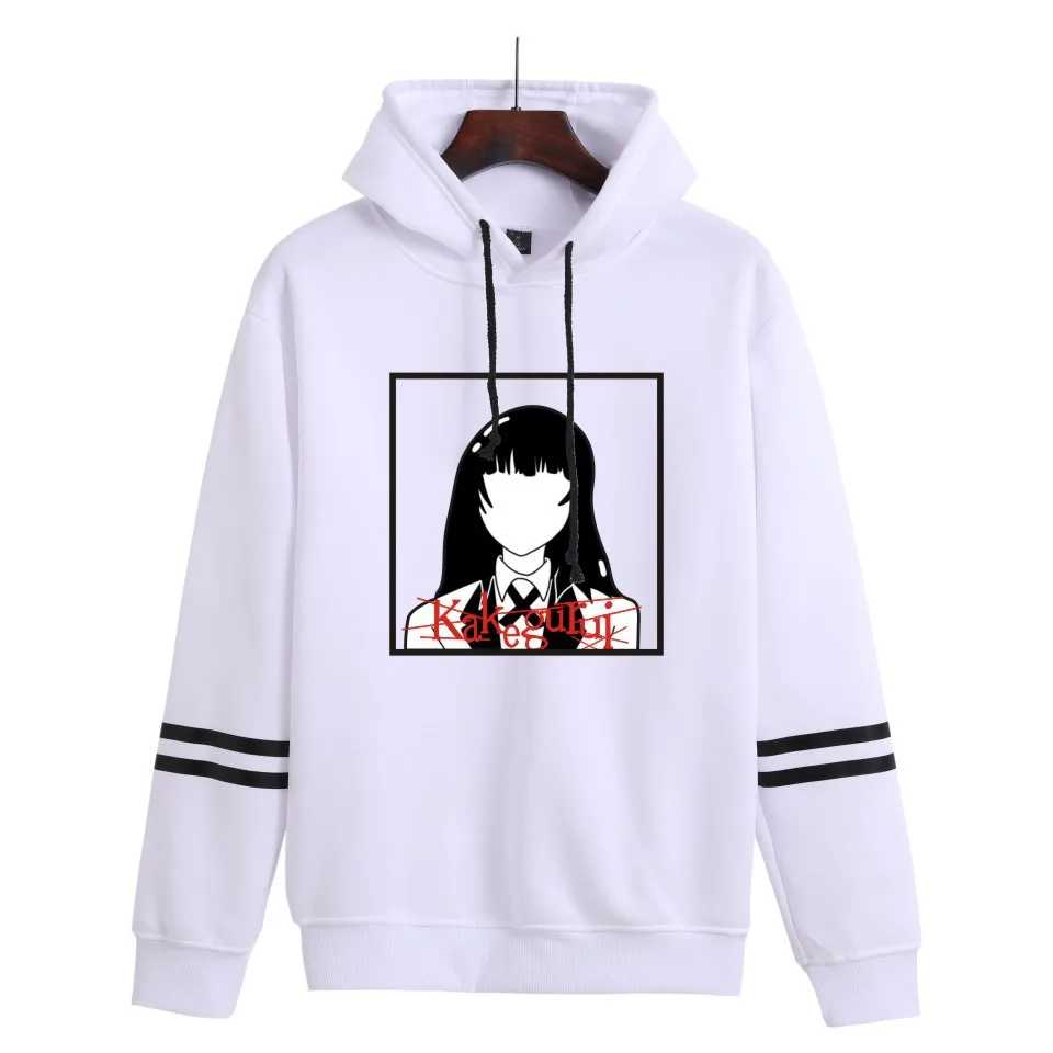 Толстовка Kakegurui для косплея аниме мужчин и женщин Свитшот оверсайз худи в стиле
