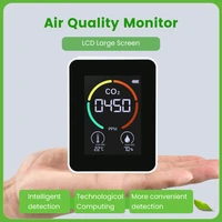 carbon dioxide gas detector indoor household co2 concentration meter alarm intelligent temperature and humidity meter gas tester
