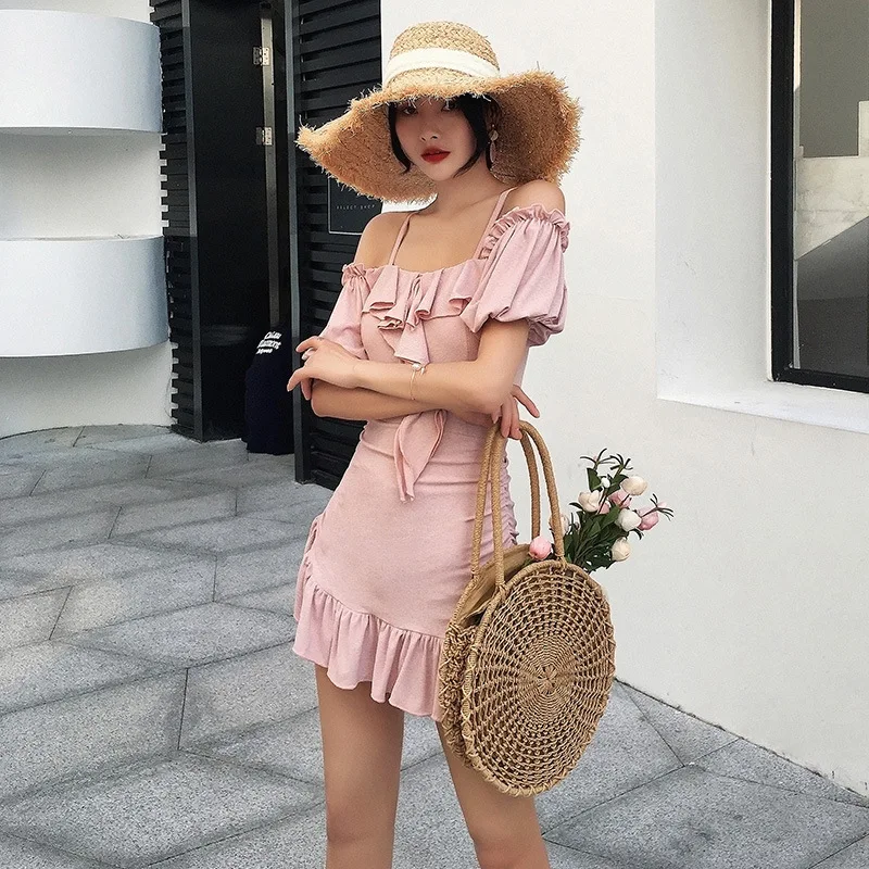 Женский раздельный купальник женское бикини большого размера модное с эффектом