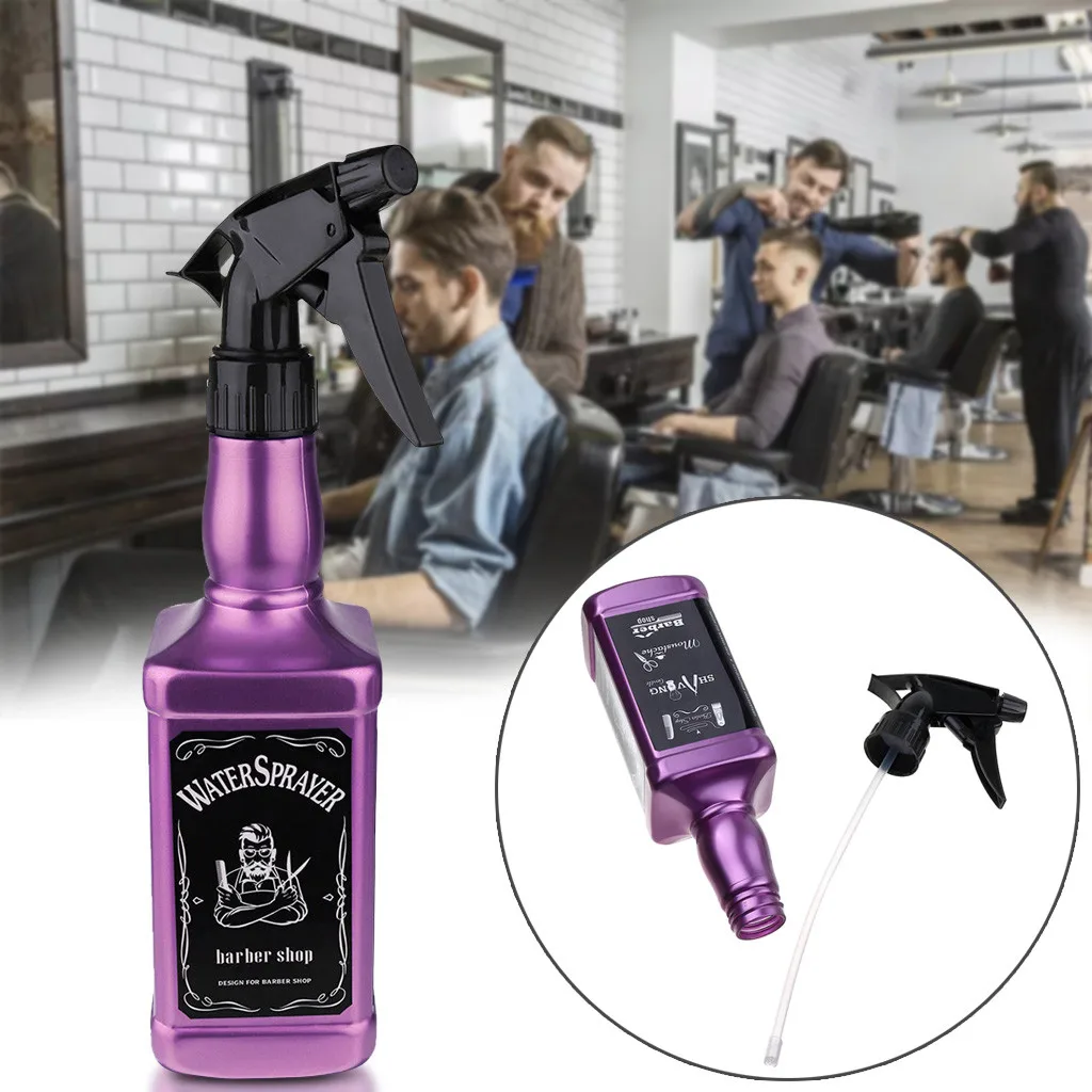 500 мл многоразовая тонкая распылительная бутылка для волос распылитель салона