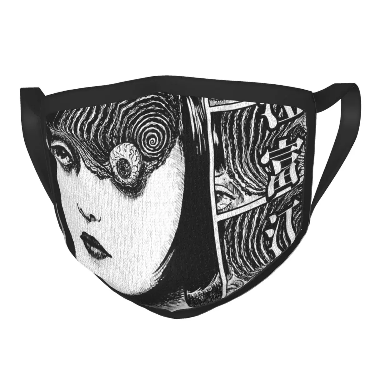 

Junji Ito Uzumaki Non-Disposable Face Mask Horror Manga Anti Haze Dustproof Mask Protection Cover Respirator Mouth Muffle