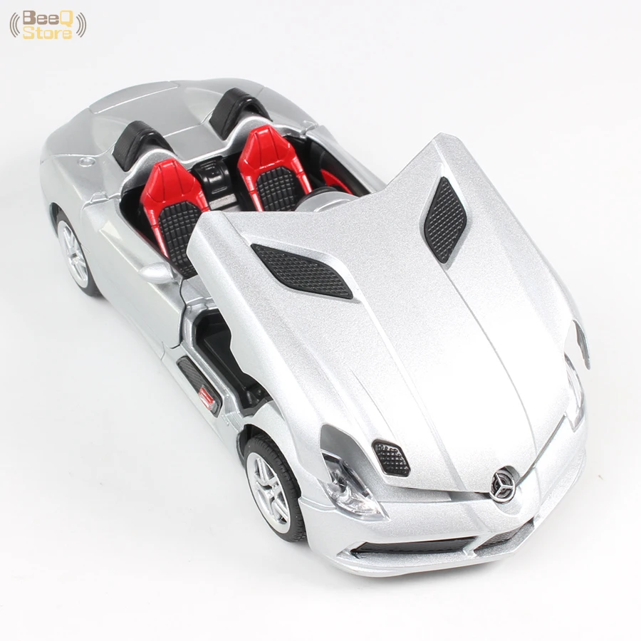 1:32 Benzcar SLR Roadster Литой Сплав модель автомобиля 1/32 сплав гоночный автомобиль Supercar