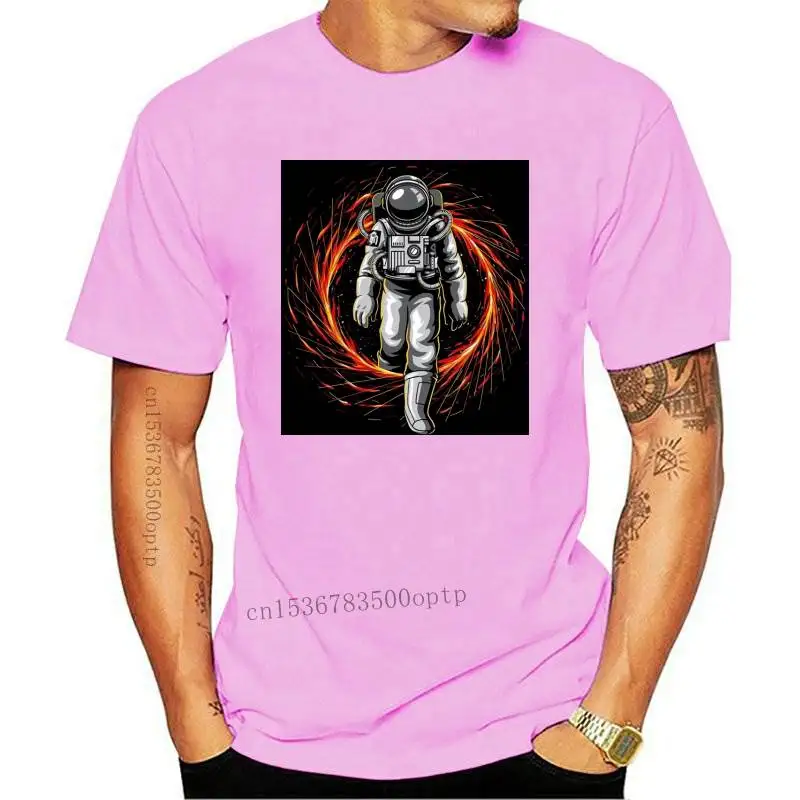 

Футболка мужская в стиле хип-хоп, забавная Повседневная рубашка с принтом астронавта, топ свободного покроя, уличная одежда в стиле Харадзю...